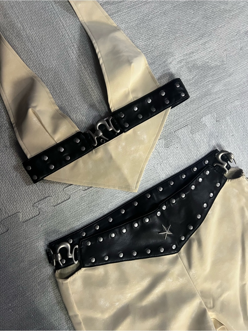 I.AM.GIA Kessa set, matching halter top and flared pants
